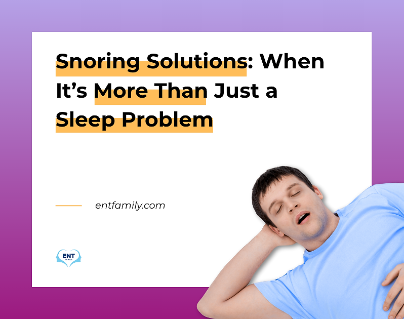 Snoring Solutions: When It’s More Than Just a Sleep Problem