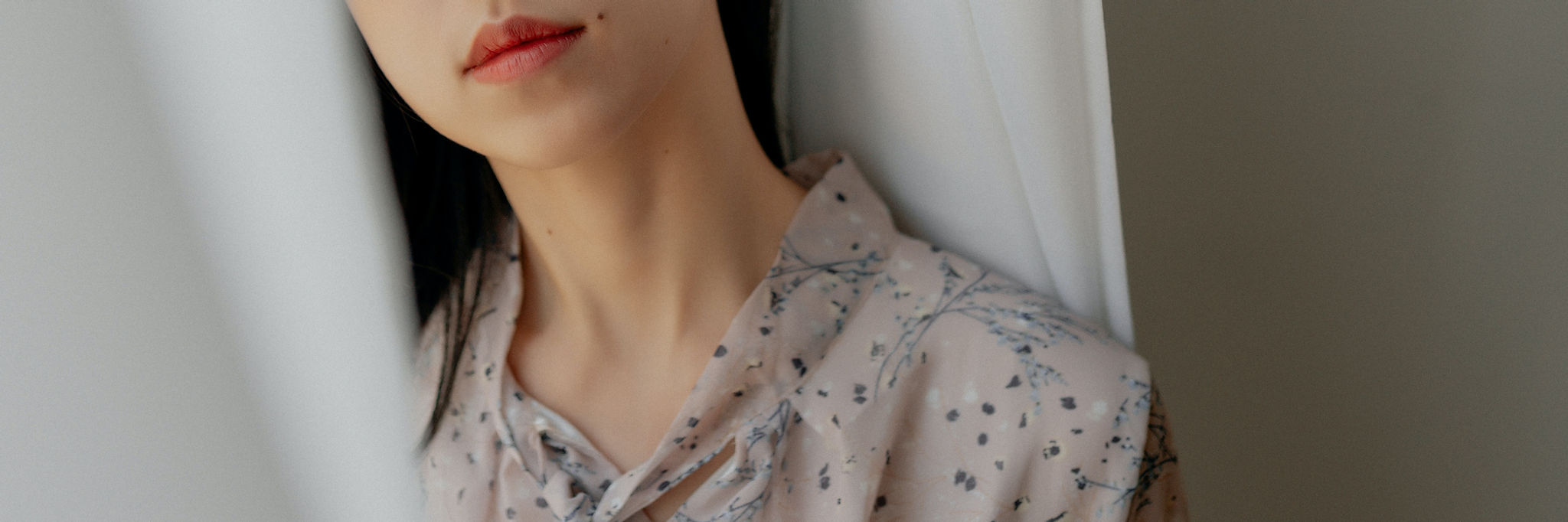 a woman's neck