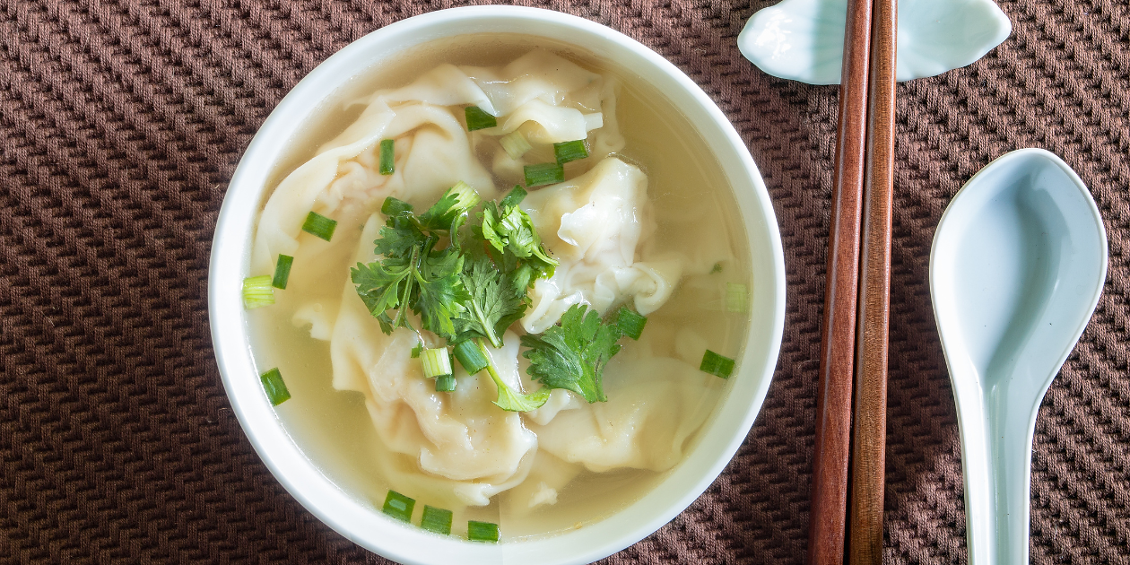 A bowl of wonton soup. | ENT Family - The Best Foods to Eat After a Tonsillectomy